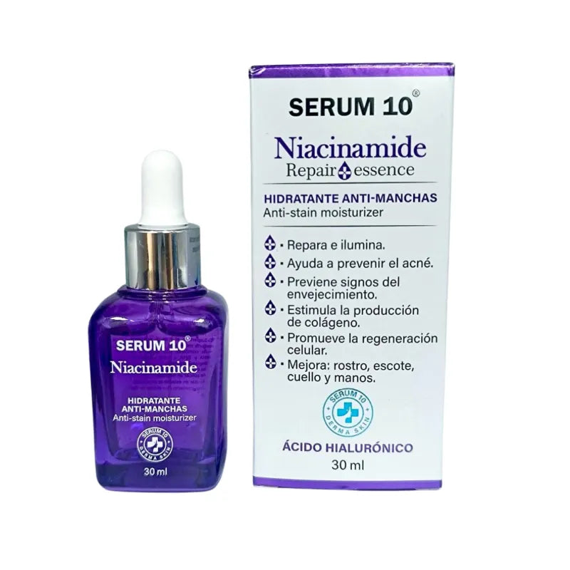 SÉRUM 10® Escudo Antiedad 🌹 Retinol, Niacinamida y Vitamina C