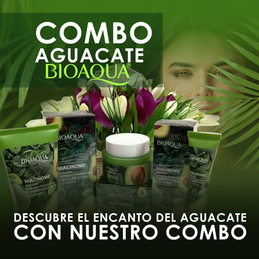 Combo Aguacate BIOAQUA 5 Piezas