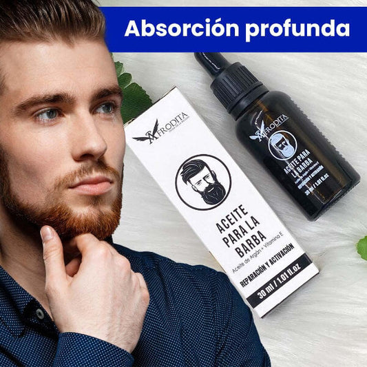 🔥  PAGUE 1 LLEVE 2 🔥 🧔🏻 ACEITE PARA LA BARBA AFRODITA™ 🧔🏻