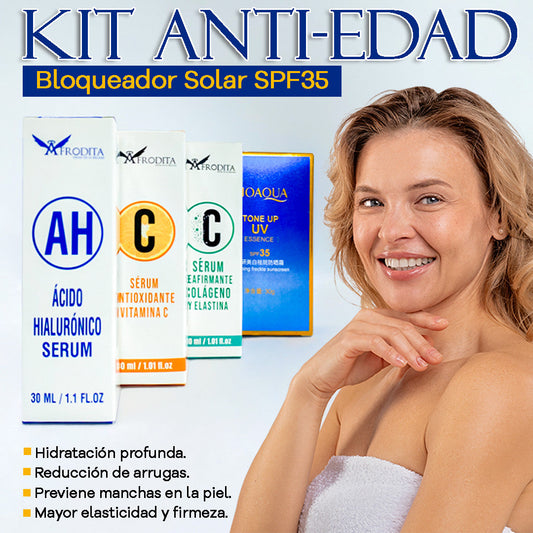 KIT ANTIEDAD AFRODITA™ + BLOQUEADOR BIOAQUA