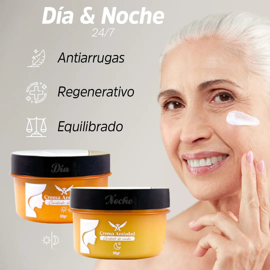 DUO ANTIEDAD DIA Y NOCHE - AFRODITA 60 g c/u