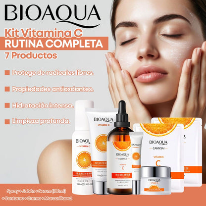 Mega Combo 🔥 Rutina Antioxidante Vitamina C 🍊 BIOAQUA