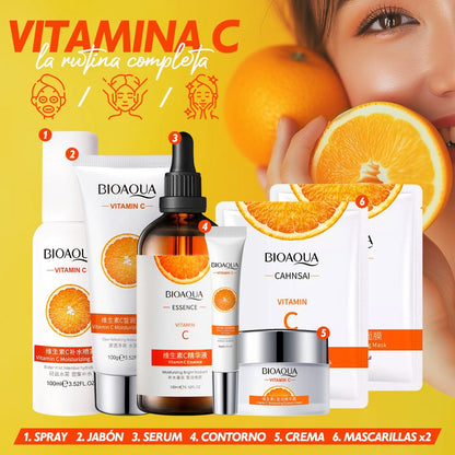 Mega Combo 🔥 Rutina Antioxidante Vitamina C 🍊 BIOAQUA