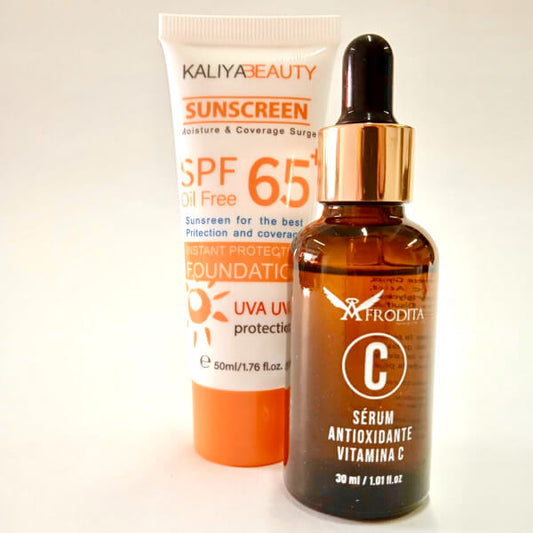 SERUM VITAMINA C AFRODITA™ + BLOQUEADOR 65 SPF