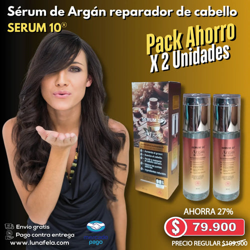 Serum de Argán reparador de cabello - SERUM 10 - 80 ml