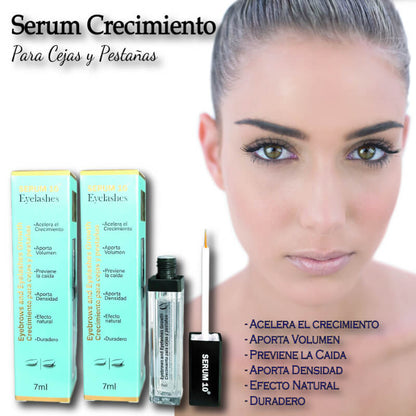 Crecimiento Cejas y Pestañas Serum 10